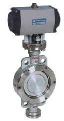 氣(qi)動對夾蝶閥